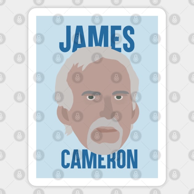 James Cameron Head Magnet by JorisLAQ